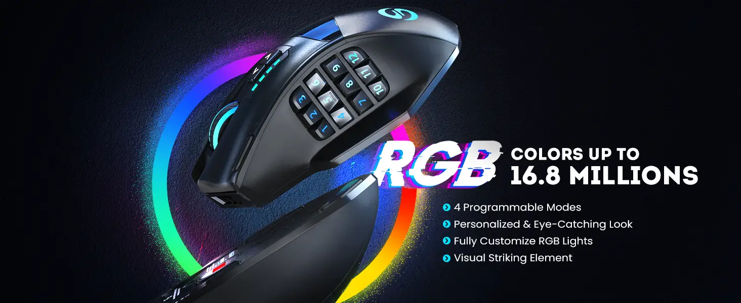 RGB gaming mouse