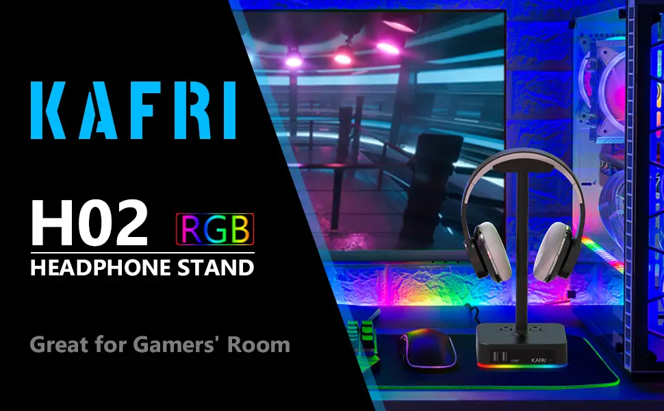 KAFRI H02 RGB Headphone Stand