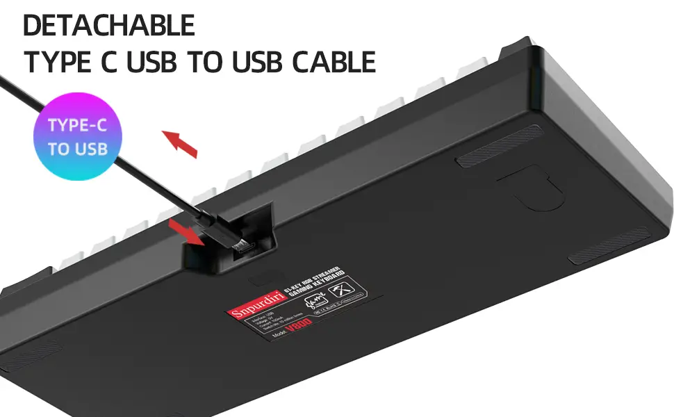 type c gaming keyboard mini