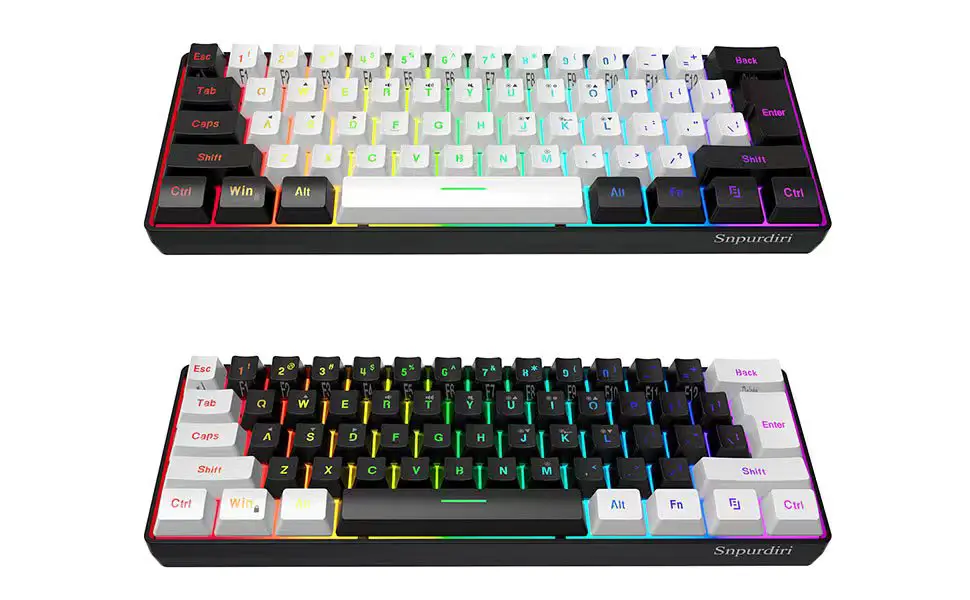 60 rgb gaming keyboard pc 