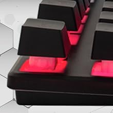Orzly RX250 LED Backlit gaming keyboard  for PC Desktop PS5 PS4 PlayStation Xbox Series One 